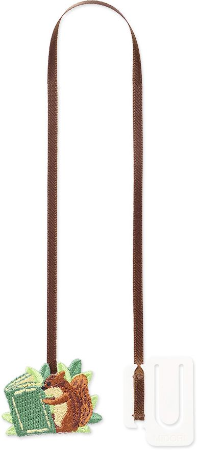 Midori Embroidery Bookmark Clip Hedgehog - Image 2