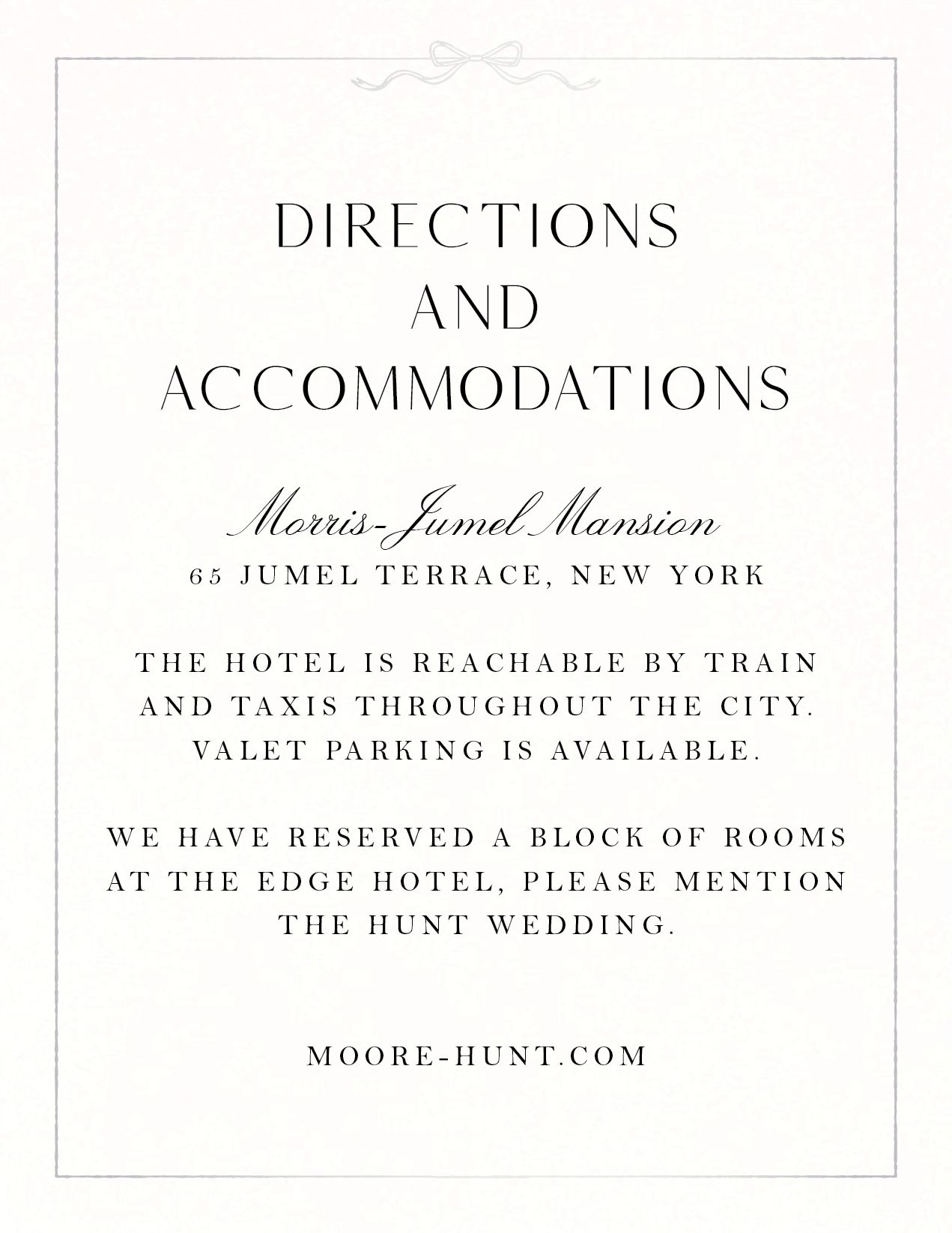 Bow Border Foil Information Card - Image 3