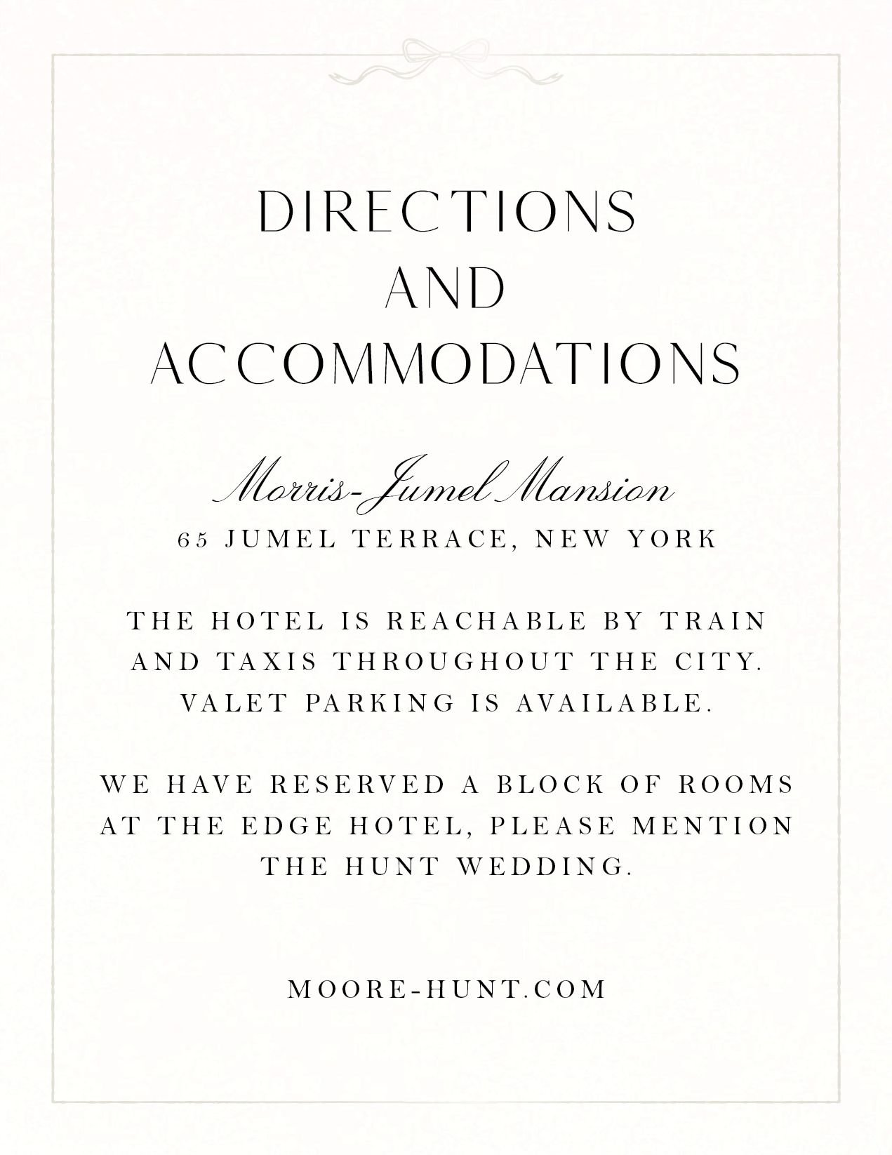 Bow Border Foil Information Card - Image 4