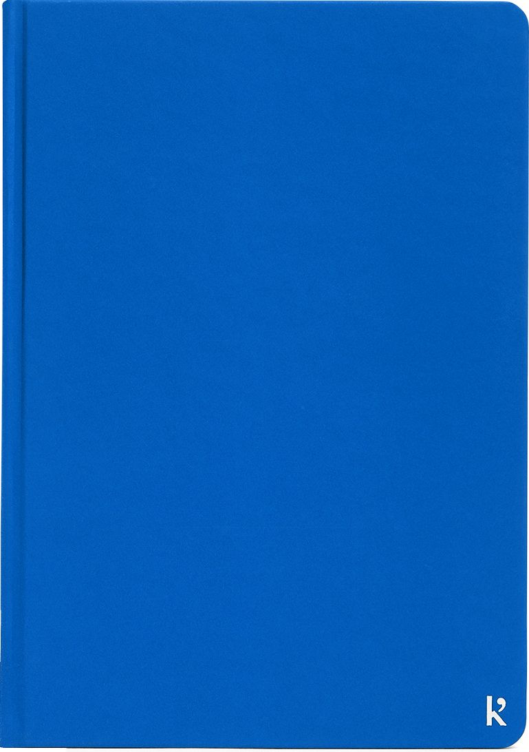 Karst Stone Paper A5 Hardcover Notebook - Boltblue - Image 3