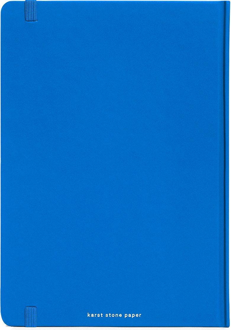 Karst Stone Paper A5 Hardcover Notebook - Boltblue - Image 4