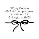 Tied with a Bow Custom Stamp