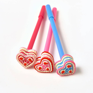 Heart Cake Pens. 3 styles assorted