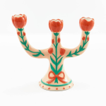 Handpainted Ceramic Candle Holder