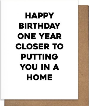 In a Home Birthday Card