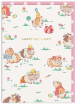 Guinea Pig Birthday Card