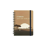 Delfonics Geo Brown Ocean Notebook - Large