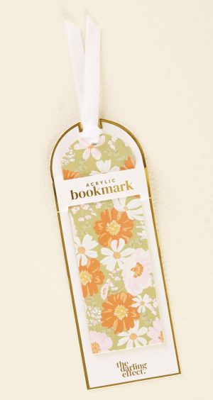 Acrylic Bookmark-Bouquet Beauty Sage