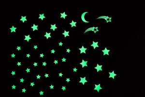 GLOPLAY Glow-in-the-dark stickers Starry Night