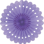 Detailed fan. 30cm. Light Purple