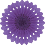 Detailed fan. 30cm. Purple