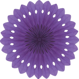 Detailed fan. 30cm. Purple