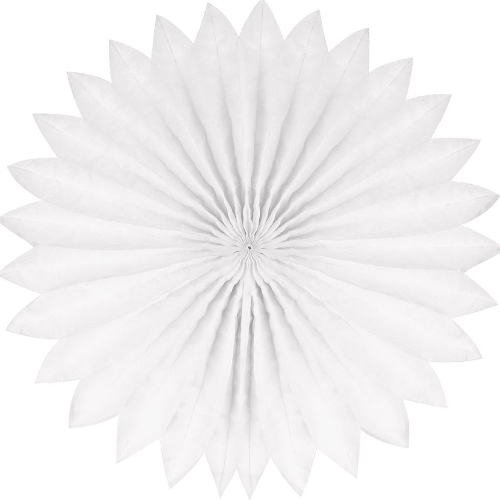 Plain fan. 40cm. White