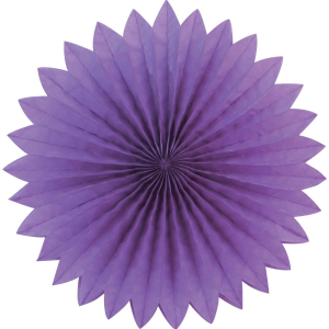 Plain fan. 40cm. Purple