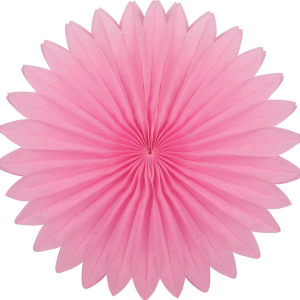 Plain fan. 40cm. Light Pink