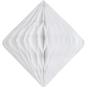 White Diamond Paper Honeycomb 15cm