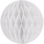 White SM Paper Honeycomb Sphere
