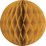 Gold SM Paper Honeycomb Sphere