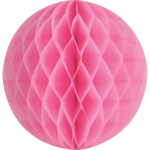 Light Pink Med Paper Honeycomb Sphere