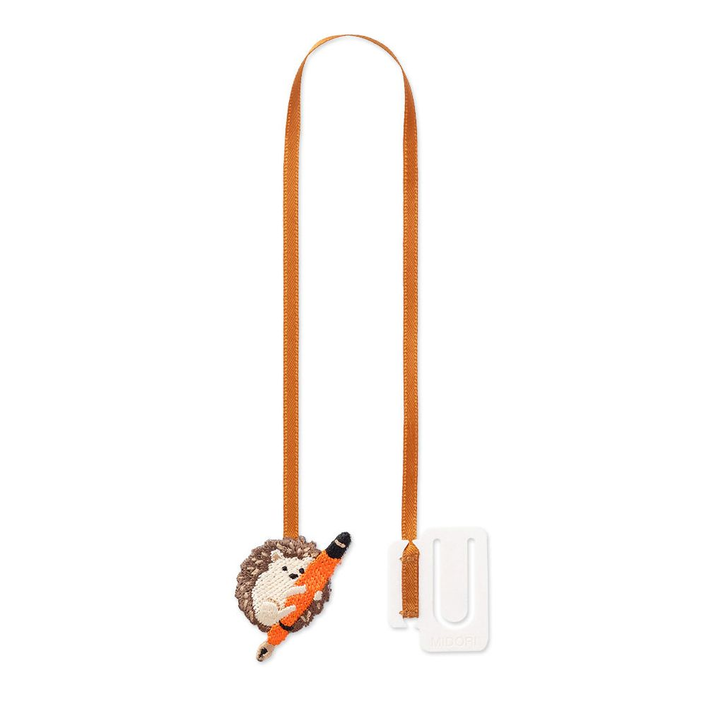 Midori Embroidery Bookmark Clip Hedgehog - Image 6