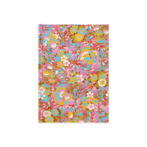 Heritage Medium Notebook Cluster Flowers / Bamboo Purple