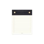 Black Standard Issue Ledger Notepad
