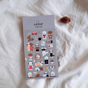 Daily Life of a Dog Stickers