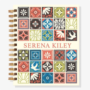 12-Month Mosaic Tile Custom Planner