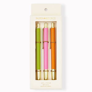 PS Collection Ribbed Sherbert Gel Pen S/3