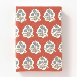 Red and Blue Hardcover Notebook