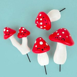 Mushroom Plant Markers
