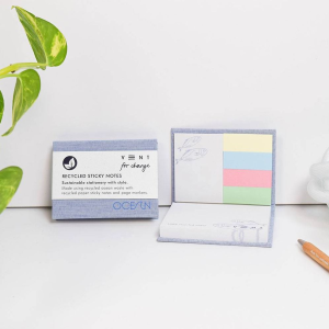 Ocean Sea Blue Sticky Note Block