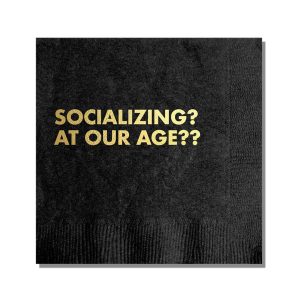 Socializing Cocktail Napkin