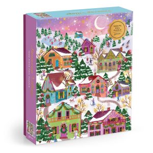 Joy Laforme Snowcap Village 1000 Piece Foil Puzzle
