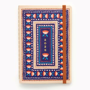 2025-2026 Paper Source Creative Borders Monthly Pocket Planner