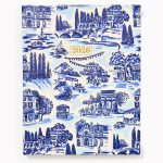 2025-2026 Paper Source French Toile Weekly Desk Planner