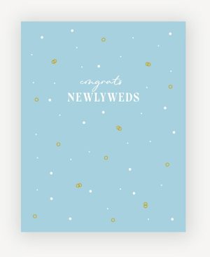 Congrats Newlyweds Wedding Card