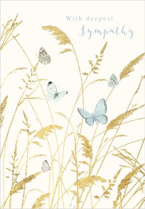 Butterflies Sympathy Greeting Card
