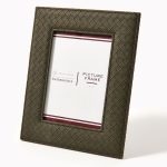 Jeremiah Brent Woven Leatherette 5x7 Picture Frame