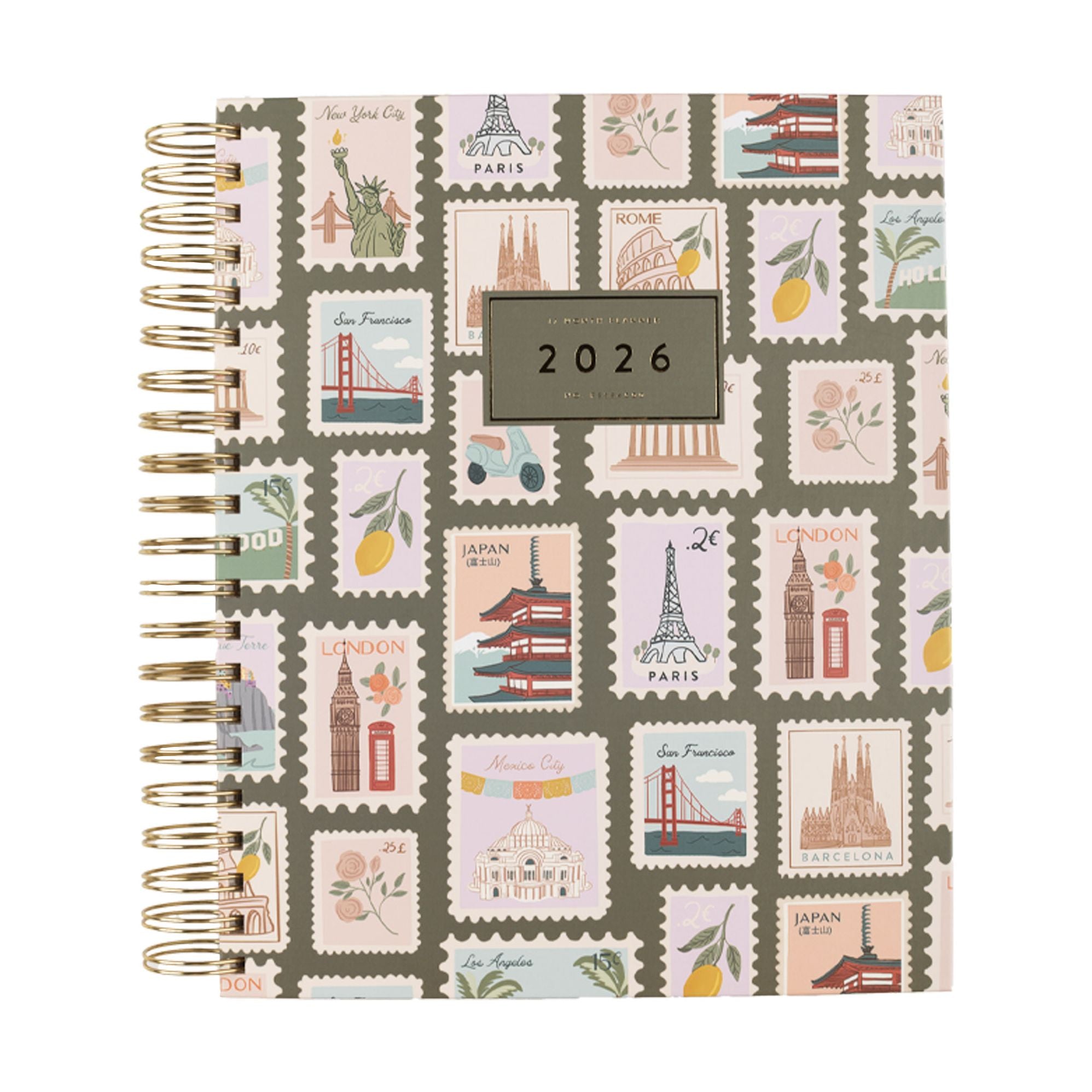 2025-2026 Bon Voyage Weekly Desk Planner