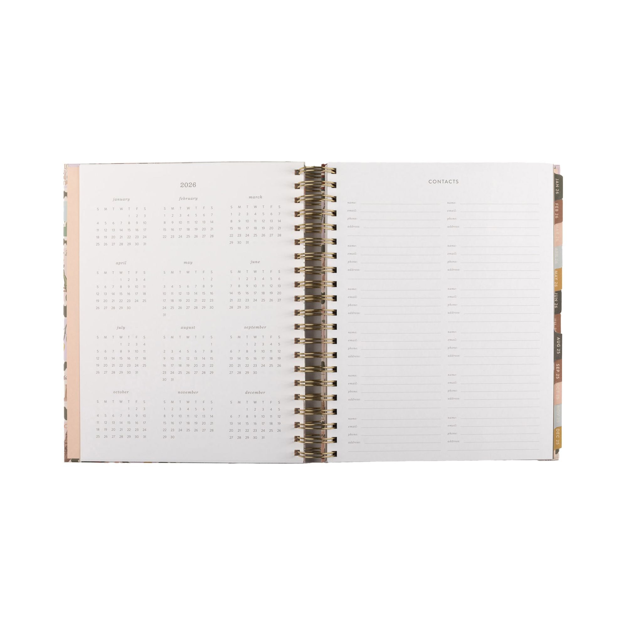 2025-2026 Bon Voyage Weekly Desk Planner - Image 4