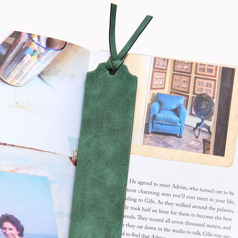 Jeremiah Brent Leatherette Suede Bookmark - Image 2