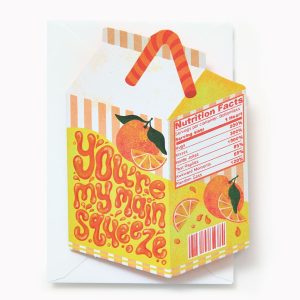 Main Squeeze Love Die Cut Card