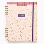 2025-2026 Paper Source Speckle Stripe Weekly Desk Planner