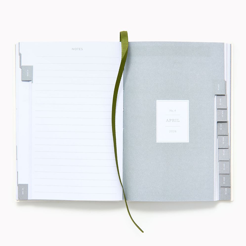 2025-2026 Paper Source Romantic Greenery Weekly Pocket Planner - Image 2