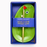 Golf Trinket Dish with Flag Pen