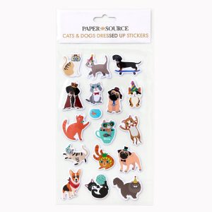 Cats & Dogs Dressed Up Sticker Sheet