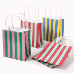 Stripe Treat Bags S/12