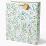 XL Watercolor Garden Gift Bag