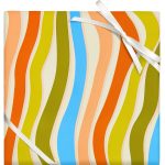 Wavy Stripes Continuous Roll Wrap